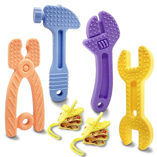 Teething Toys for Babies 0-6 Months 6-12 Months, Baby Teething Toys