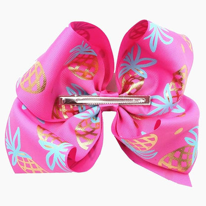 Baby Girls Pineapple Bow Headband Pineapple Hair Clips Pin Pineapple BBG43 (Bow-B1)