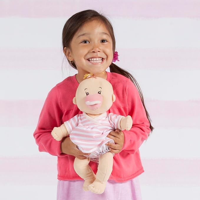 Manhattan Toy Baby Stella Peach 15" Soft First Baby Doll 1 Year