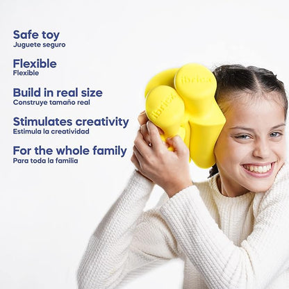 50 Pieces Jumbo Foam Blocks for Construction. Fun, Creative