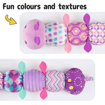 Infant Baby Musical Multi-Sensory Caterpillar, Stuffed Animal Activity Soft Toys 0-3-6-12 Months