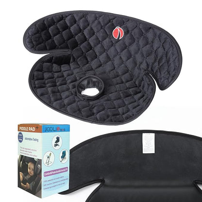 JOOLIO B&S Baby Piddle Pad Car Seat Liner,Potty Training car seat Protector with Waterproof Liner for Child Safety Car Seat Stroller and Dinner Chair,Machine Wash and Dry，Black