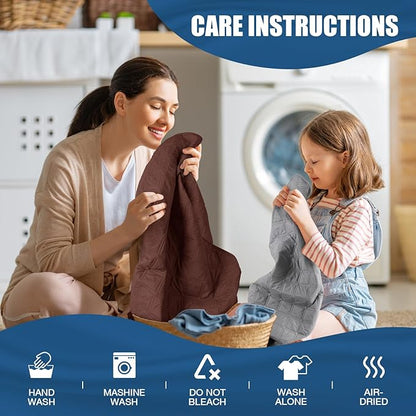 TAOCOCO 100% Waterproof Recliner Covers, Recliner Sofa Covers with Leg Straps, Reversible Recliner Couch Cover for Reclining Chair, Washable Couch Protector for Pets Kids(2 Seater, Coffee)