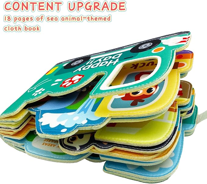 Baby Mask Books 18 Months, Sensory Baby Toys Folding Felt 18 Months