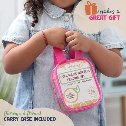 Baby Doll Accessories Set, Magic Bottles Baby Doll Set 7 Piece