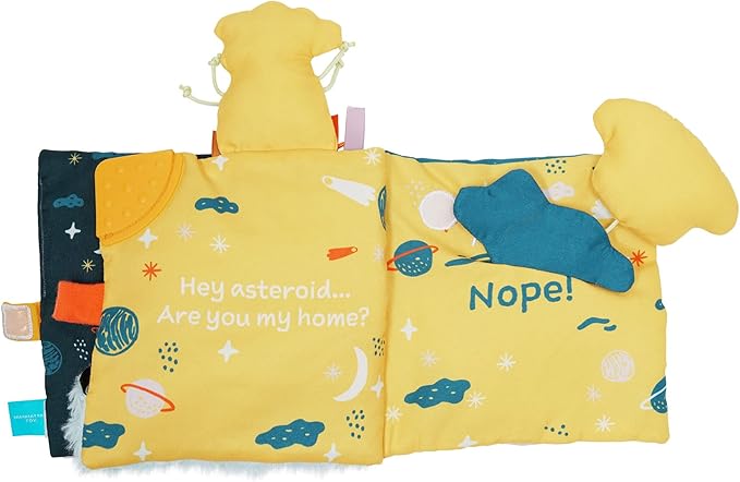 Manhattan Toy Little Rocket Finds Home Soft Activity Crinkle Book