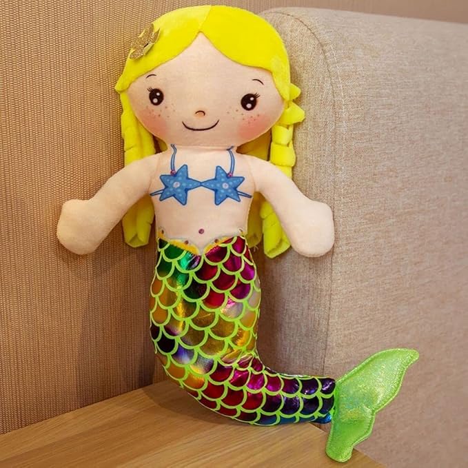 Mermaid Soft Plush Doll Princess for Girls Toddlers & Babies, Mermaid Gifts for Girls 30 cm)