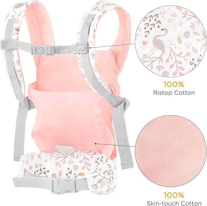 GAGAKU Baby Doll Carrier Soft Cotton Stuffed Toy Carrier Doll