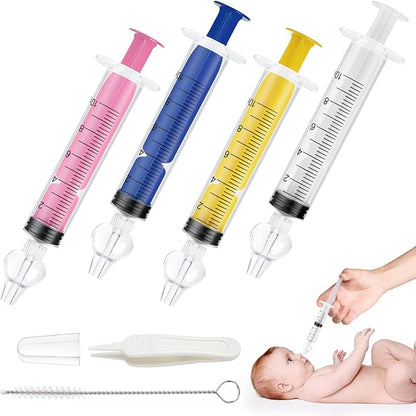 Baby Nasal Irrigator,4PCS Nasal Syringe for Baby