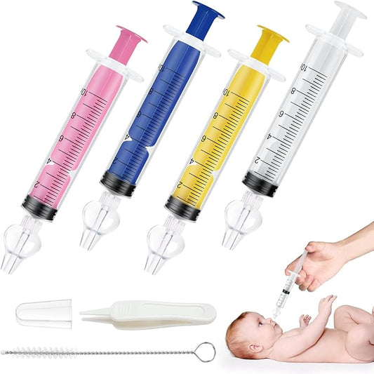 Baby Nasal Irrigator,4PCS Nasal Syringe for Baby