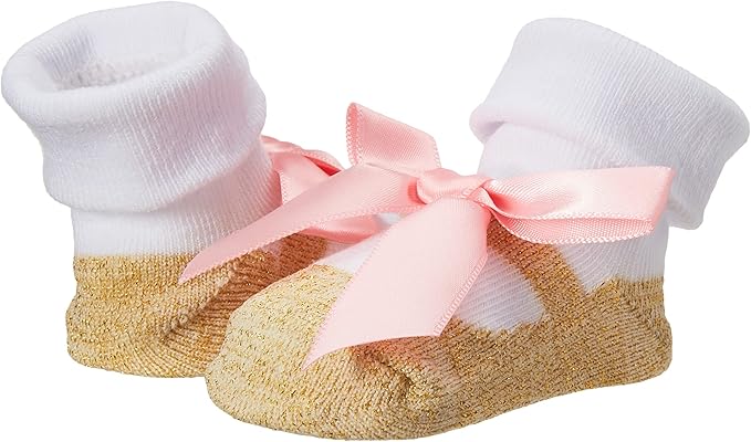 Hudson Baby Girl's Headband and Socks Giftset