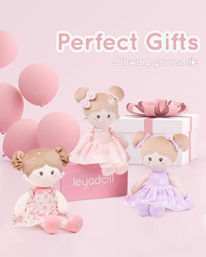 Soft Baby Doll Toys (16''), My First Baby Rag Doll for 1 Year-Old Girl Birthday Gift