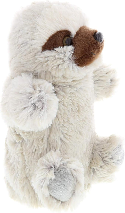 DolliBu Sloth Plush Hand Puppet For Kids - Soft Plush