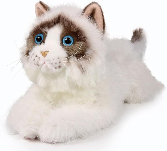 Ice King Bear 16" Realistic Ragdoll Cat Stuffed Animal 2lb