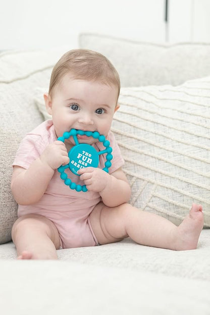 Bella Tunno Happy Teether ??Soft & Easy Grip Baby Teether Toy, Silicone Teether Ring to Help Soothe Gums
