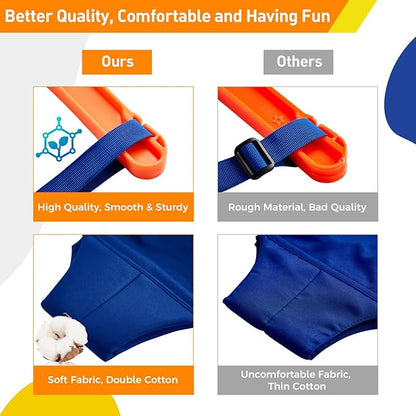 FUNLIO 2 in 1 Swing Set for Toddler & Baby Jumper, Heavy Duty Kids Swing & Bouncer with 4 Sandbags