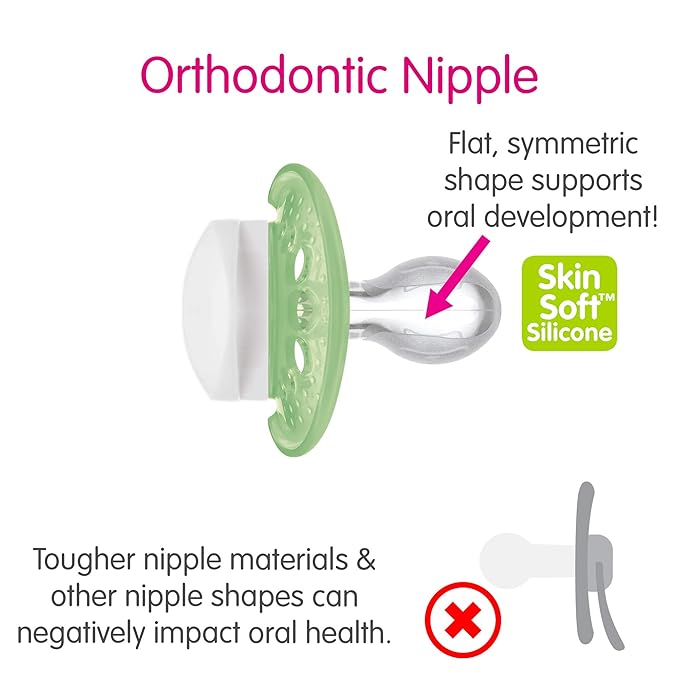 MAM Original Matte Baby Pacifier, Nipple Shape Helps Promote Healthy Oral Development 6-16 Months 2)