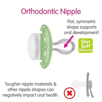 MAM Original Matte Baby Pacifier, Nipple Shape Helps Promote Healthy Oral Development 6-16 Months 2)