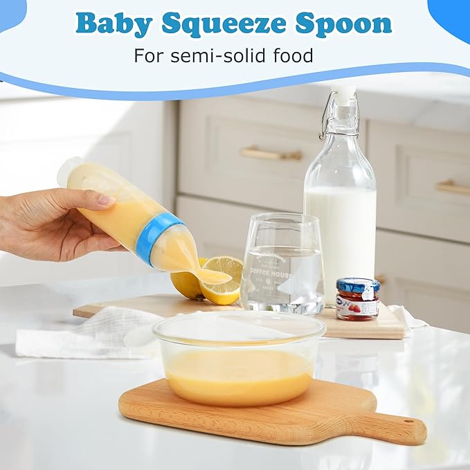 Baby Breastmilk Popsicle Molds & Baby Fruit Feeder-WAJIAYON Silicone Baby