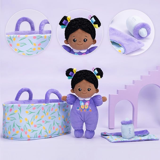 OUOZZZ 10" Soft Baby Doll Gift Set - First Baby