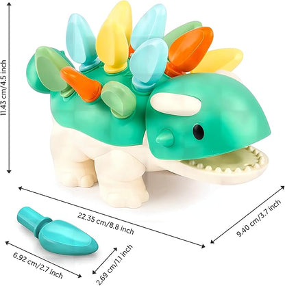 Hirger Montessori Toys for Baby 1 2 3 4 Year Old: Fine Motor Dinosaur Toys for Kids 2-4|Toddler Learning Educational Toys for Birthday Gift Age 1-2 12-18 Months