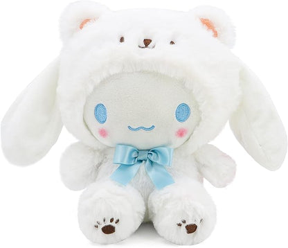 Kawaii Cartoon White Bear Cross-Dressing Series Plush,Soft Plush Doll Cute Soft Toys 7.8in)
