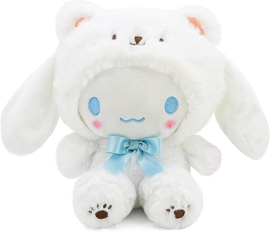 Kawaii Cartoon White Bear Cross-Dressing Series Plush,Soft Plush Doll Cute Soft Toys 7.8in)