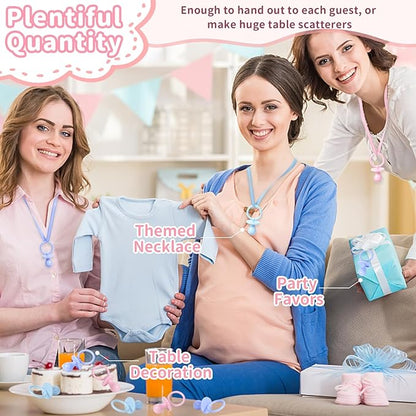 36 Plastic Pacifiers for Baby Shower Game, 2.75?ÖŌĆ?Baby Shower Pacifiers