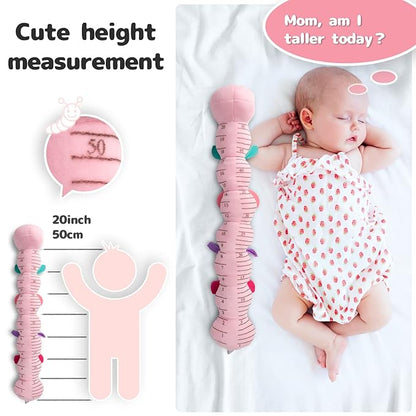Infant Baby Musical Stuffed Animal Activity Soft Toys with Multi-Sensory Crinkle, Rattle and Textures 0-3-6-12 Months