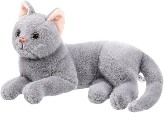 Gadpiparty Stuffed Cats Plush Cat Doll, Realistic Soft Plush Cat Toy for Adults 12 Inch)