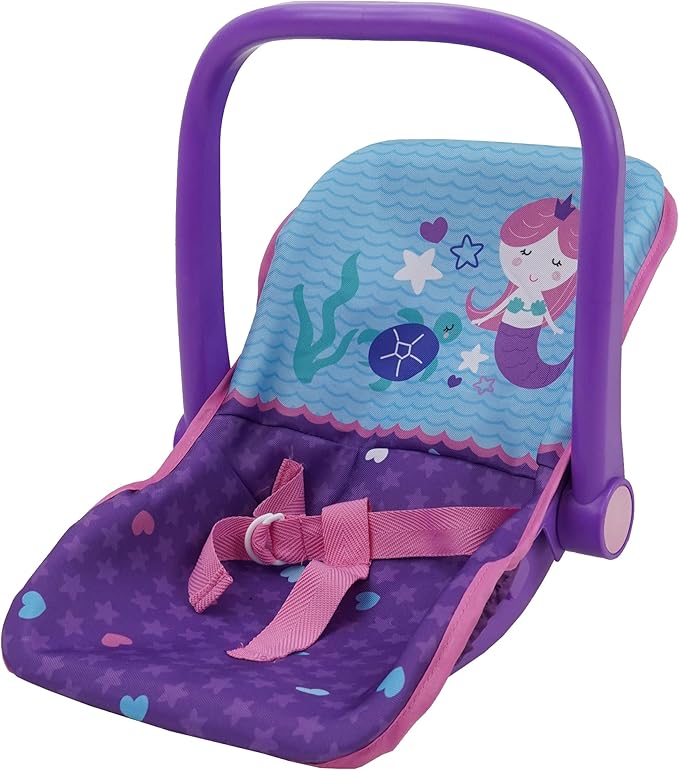Crew Mermaid 21 Piece Set: Doll Stroll n Play & Care Set - includes Stroller, Car Seat 15 Piece 3+ (T818028)
