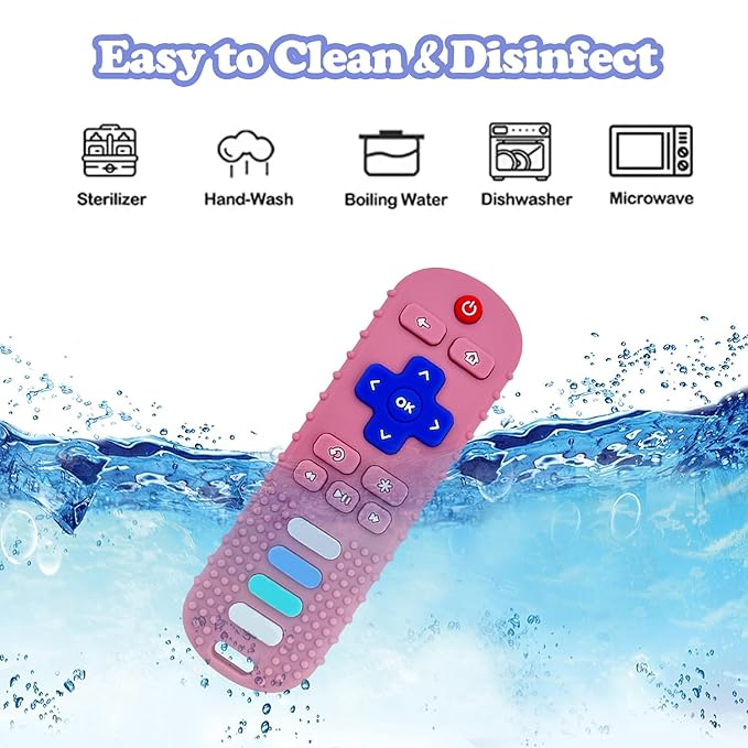 Baby Teething Toys, Food Grade Silicone Teether for Babies 3 6 12 18 Months
