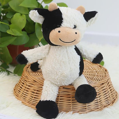 11.8 inches Cow Stuffed Animal Soft Plush Cute Cow Doll