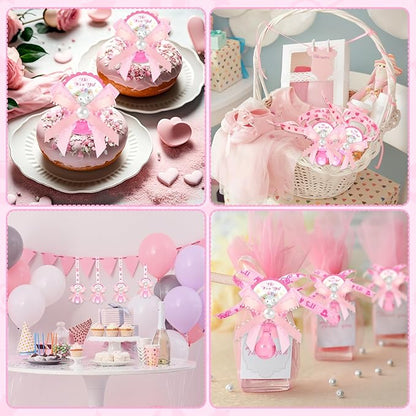 Remuuly 36 Pcs Baby Shower Pacifiers Necklace Gifts Girls Boys