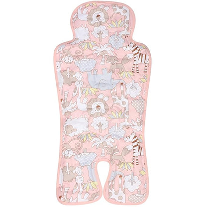 Pinkunn Gel Car Seat Baby Cooling Pad for Summer Breathable Stroller Cooler Pad Multifunctional Carseat Cooling Mat for Baby Child Dining Chair Safety Seat Stroller(Pink,Animal)
