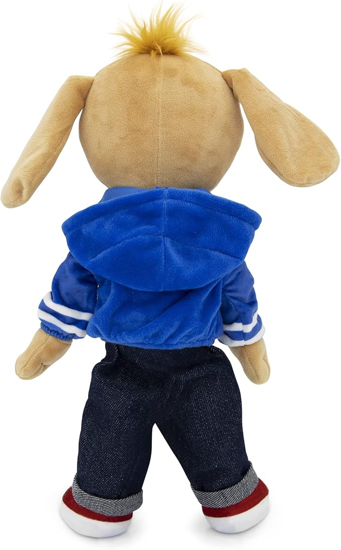 Playtime by Eimmie Plushible Rag Doll Dog - Soft Dolls for Baby Boy, Girls 14 Inch
