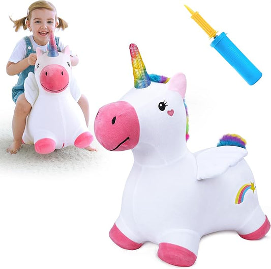 iPlay, iLearn Bouncy Pals Unicorn Horses 18 Month 2 3 4 Year