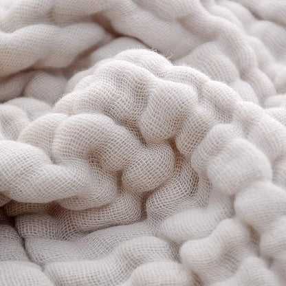 MUKIN Baby Washcloths - Natural Cotton Baby Wipes 10 Pack 12x12 inches