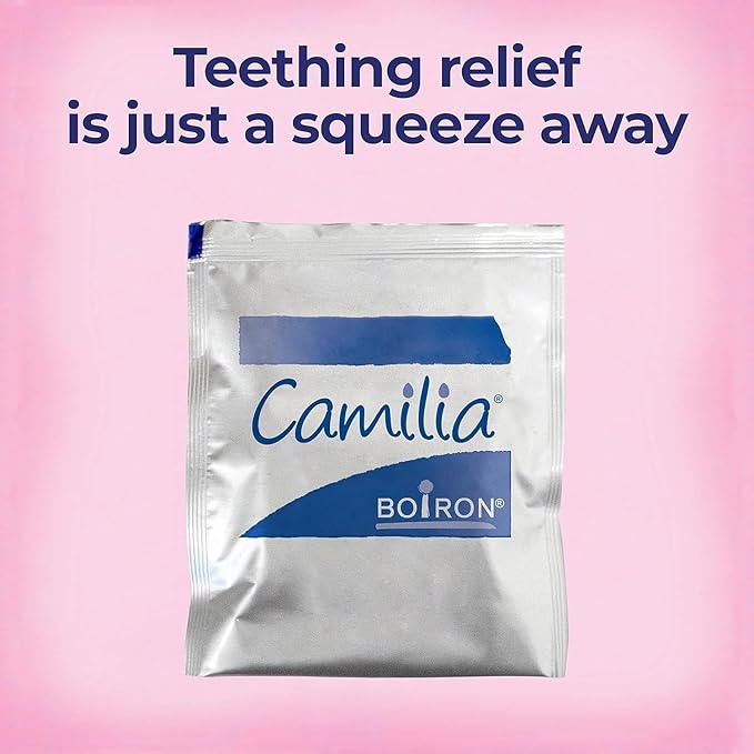 Boiron Camilia Teething Drops for Daytime and Nighttime Relief of 30 Count