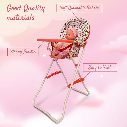 Baby Doll High Chair, Toy High Chair for Baby Doll 18 Inch 18 Inch