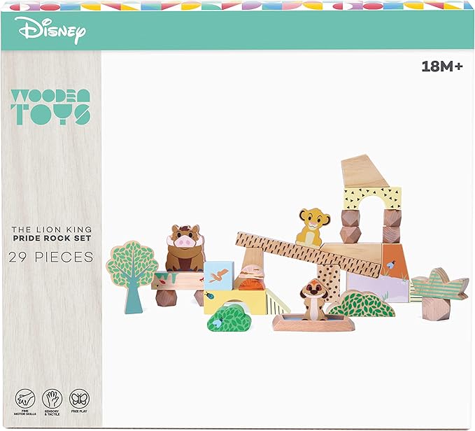 Just Play Disney Wooden Toys The Lion King Pride Rock 18 Month
