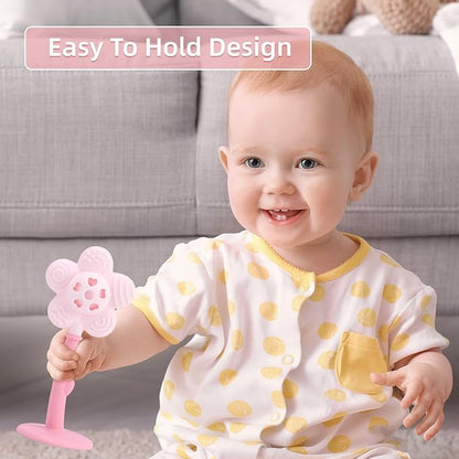 Baby Chew Toys 0-6 Months, Baby Teether Toy Rattle Toy 6-12 Months,