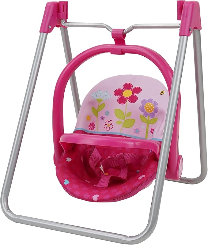 509 Crew Garden Doll 3-in-1 Feed n Swing Combo Play Set - Kids Pretend Play, Converts to Highchair 3+