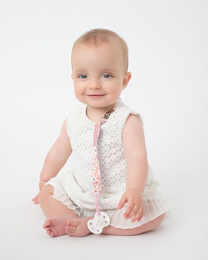 BooginHead by Infantino Universal Pacifier Clips, Infant & Toddler Girls