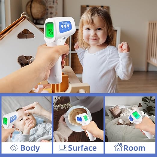 Berrcom Non Contact Forehead Thermometer Digital No-Touch Infrared Thermometer 3 1 for