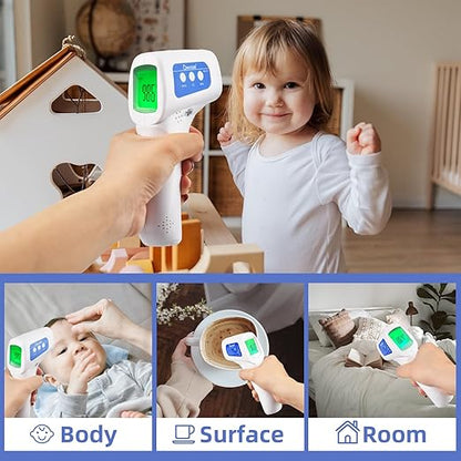 Berrcom Non Contact Forehead Thermometer Digital No-Touch Infrared Thermometer 3 1 for