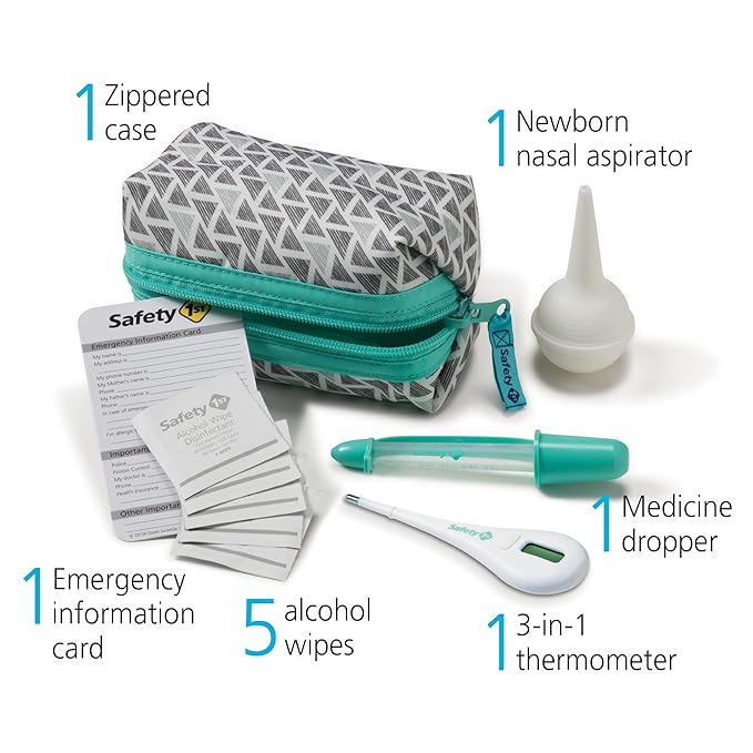Safety 1st Healthcare On-The-go Kit, Pyramids Aqua