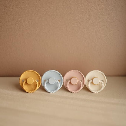 Frigg Rope SilkySoft Silicone Baby Pacifier | Made in Denmark 6-18 Months)