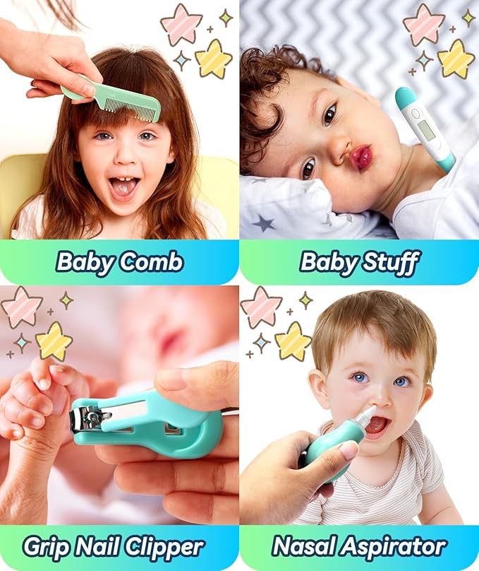 Baby Healthcare and Grooming Kit, 20 in 1 Baby Safety Boys(20 Kits