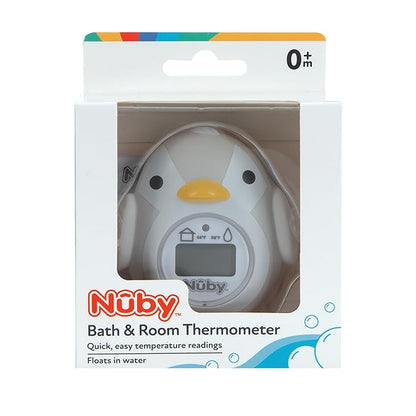 Nuby Bath and Room Digital Thermometer - Baby Thermometer for Safe and Cozy Bath and Room Temperatures